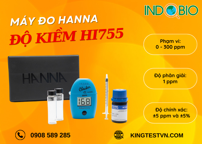 Máy đo độ kiềm trong nước Hanna HI755